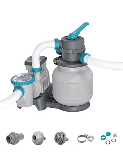 Фильтр-насос, 220-240V, 6056 л/ч, для бассейна, песочный, 58497 Bestway