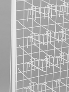 Стойка с сеткой, двухсторонняя, в комплекте 96 крючков для семян, 63×72×183 см, белая - Фото 6
