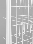 Стойка с сеткой, двухсторонняя, в комплекте 96 крючков для семян, 63×72×183 см, белая - Фото 10