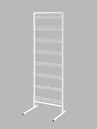 Стойка для семян, с крючками 17 см, 8 ярусов, 60×46×180 см, белая - Фото 1