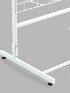 Стойка для семян, с крючками 17 см, 8 ярусов, 60×46×180 см, белая - Фото 3