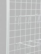 Стойка с сеткой односторонняя, в комплекте 48 крючков для семян, 63×49×183 см, белая - Фото 3