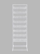Стойка с сеткой, двухсторонняя, в комплекте 16 полок для семян, 63×49×183 см, цвет белый - Фото 3
