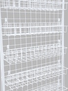 Стойка с сеткой, двухсторонняя, в комплекте 16 полок для семян, 63×49×183 см, цвет белый - Фото 4