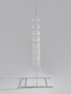 Стойка с сеткой, двухсторонняя, в комплекте 16 полок для семян, 63×49×183 см, цвет белый - Фото 9