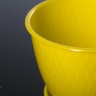 Цветочный горшок с поддоном «Корсика», 1,8 л, d=17, цвет фисташковый - Фото 2