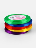 Атласная лента, набор 5 шт. «Яркость», 6 мм, 23±1 м - Фото 2
