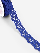 Лента фигурная «Вьюнчик», 25 мм, 9±0.5 м, синяя - Фото 2