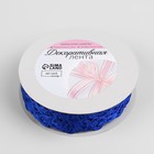 Лента фигурная «Вьюнчик», 25 мм, 9±0.5 м, синяя - Фото 2