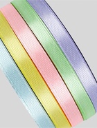 Атласная лента, набор 5 шт. «Пастельный», 6 мм, 23±1 м - Фото 3