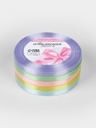 Атласная лента, набор 5 шт. «Пастельный», 6 мм, 23±1 м - Фото 4