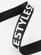 Лента репсовая «Style», 25 мм, 23±1 м, белая, чёрная - Фото 3