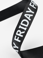 Лента репсовая «Friday», 25 мм, 23±1 м, белая, чёрная - Фото 3