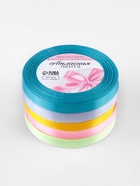 Атласная лента, набор 5 шт. «Весенний», 10 мм, 23±1 м - Фото 5