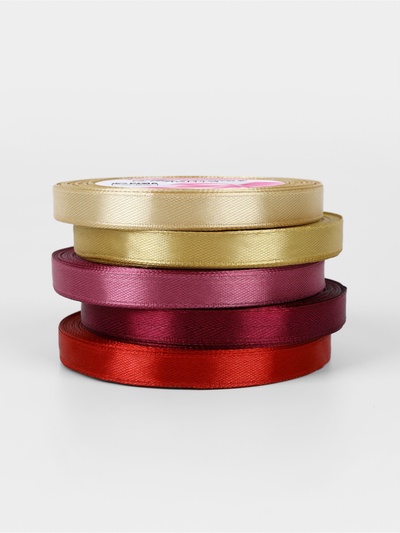 Набор атласных лент «Осенний», 5 шт., 10 мм, 23±1 м