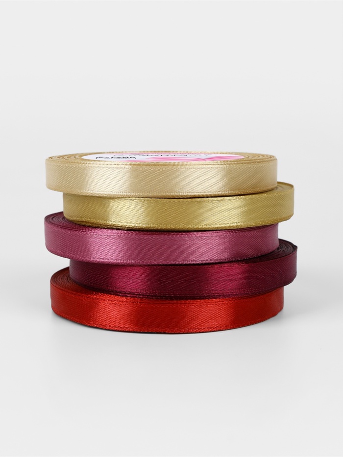 Набор атласных лент «Осенний», 5 шт., 10 мм, 23±1 м