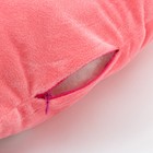 Подушка декоративная Крошка Я «Корона», розовая, 48х38см, велюр, 100% полиэстер - Фото 3