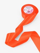 Лента атласная, 50 мм × 23 ± 1 м, цвет насыщенный оранжевый №144 - Фото 2