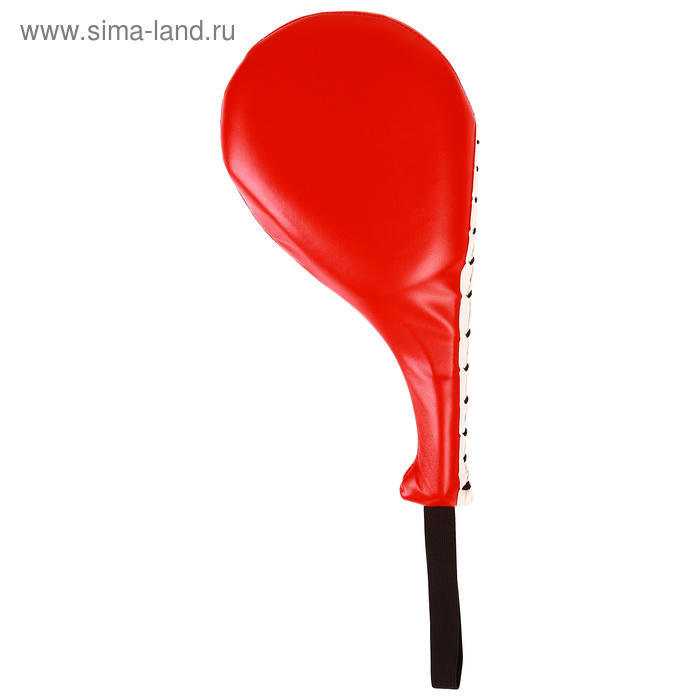 Лапа-ракетка для тхэквондо, красная, 37×19×5 см - Фото 1