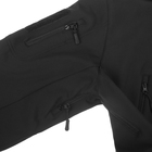 Спортивная кофта с капюшоном и длинными рукавами на молнии черный, размер XL - Фото 3