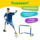 Ворота футбольные «Начинающий футболист», в наборе мяч и насос, 44 × 31 см - Фото 5