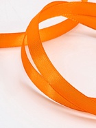 Лента атласная, 10 мм, 23±1 м, ярко-оранжевая №25 - Фото 4