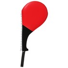 Лапа-ракетка для тхэквондо, красно-чёрная, 39 х 20 х 5 см - фото 319787618