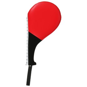 Лапа-ракетка для тхэквондо, красно-чёрная, 39 х 20 х 5 см