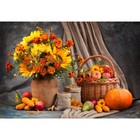 Картина на подрамнике "Осеннее настроение" 50*100 см - фото 4677326