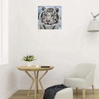 Картина на подрамнике "Белый тигр" 40*40 см - Фото 3