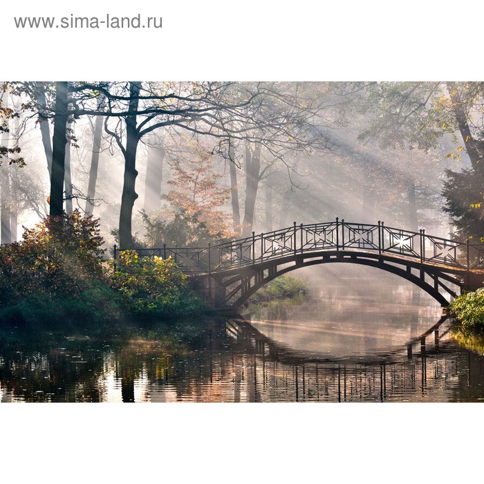 Картина на подрамнике "Мост в парке" 40*50 см - Фото 1