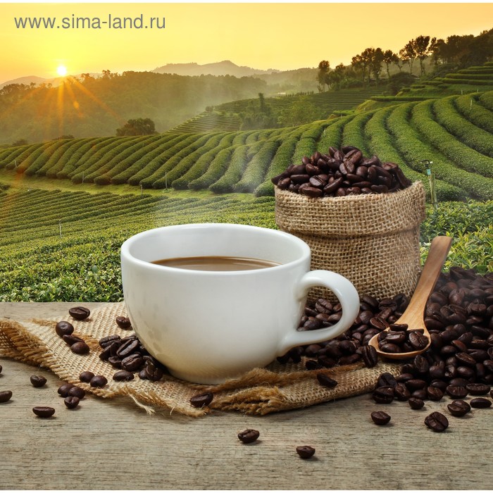 

Картина на подрамнике "Ароматный кофе" 40*40 см