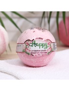 Бомбочка для ванн Laboratory Katrin двухцветная, с лепестками роз, 120 г - Фото 4