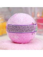 Бомбочка для ванн Laboratory Katrin двухцветная с цветами лаванды, 120 г - Фото 5