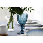 Бокал для вина Magistro «Ла-Манш», 250 мл, 8×15.5 см, стекло, синий - Фото 9