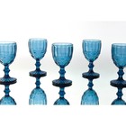 Бокал из стекла Magistro «Ла-Манш», 250 мл, 8×15,5 см, цвет синий - Фото 13