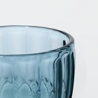 Бокал стеклянный Magistro «Ла-Манш», 250 мл, 8×15,5 см, цвет синий - Фото 4