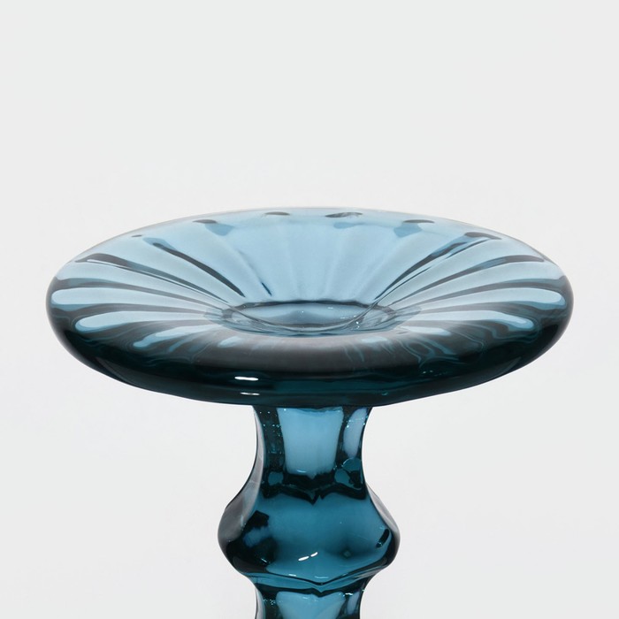 Бокал из стекла Magistro «Ла-Манш», 250 мл, 8×15,5 см, цвет синий - фото 1908440680
