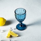 Бокал стеклянный Magistro «Ла-Манш», 250 мл, 8×15,5 см, цвет синий - Фото 7