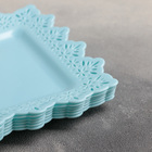 Набор тарелок квадратных «Торжество», цвет МИКС - Фото 2