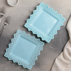 Набор тарелок квадратных «Торжество», цвет МИКС - Фото 3