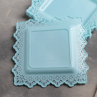 Набор тарелок квадратных «Торжество», цвет МИКС - Фото 4