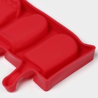 Форма для мороженого «Эскимо со сладостями», силикон, 19.5×17.7 см, 3 ячейки (7×4.2 см), МИКС - Фото 6