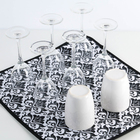 Коврик для сушки посуды Доляна, 38×51 см, микрофибра, цвет МИКС - Фото 8