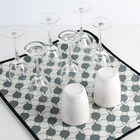 Коврик для сушки посуды Доляна, 38×51 см, микрофибра, цвет МИКС - Фото 9