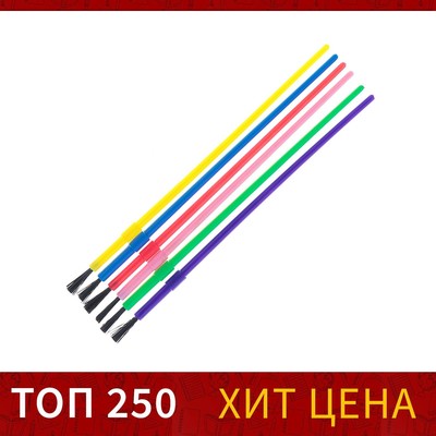 Кисть для клея, круглая, пластиковая ручка, международный размер