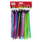 Кисть для клея, круглая, пластиковая ручка, международный размер - Фото 3