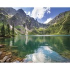 Картина на подрамнике "Горное озеро" 40*50 см - фото 318163677
