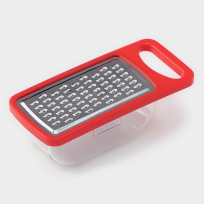 Тёрка с контейнером для детского питания Доляна «Алиса», 13×6×4 см, АБС-пластик, МИКС