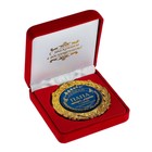 Медаль в бархатной коробке «Лучший папа», d=7 см - фото 9129032